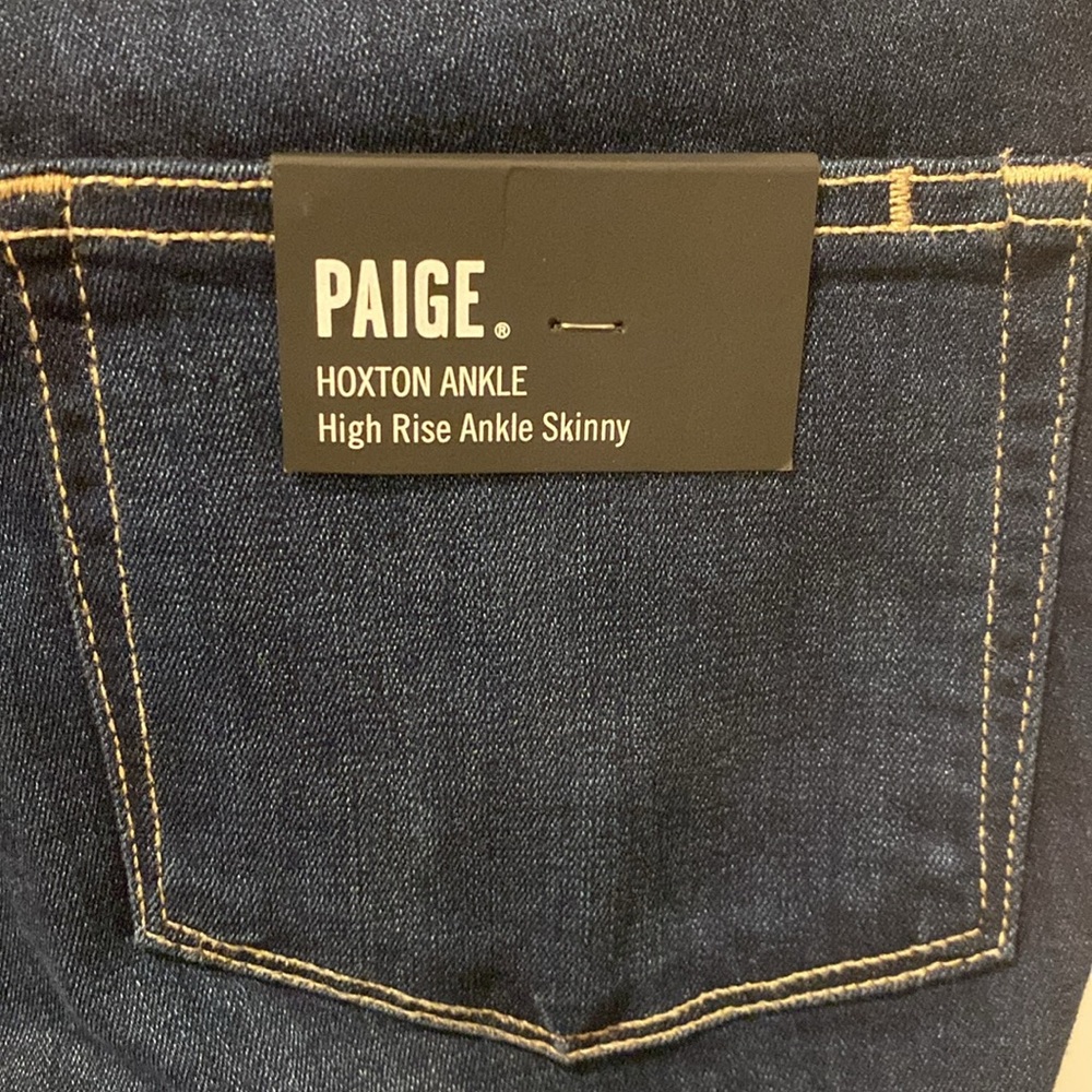 PAIGE Dark Blue Skinny Jeans - Picture 4 of 4